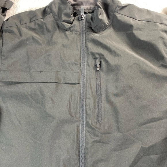 Walter Hagen Men’s Jacket Size M Black Golf Windbreaker Full Zip Water Resistant - Picture 3 of 12
